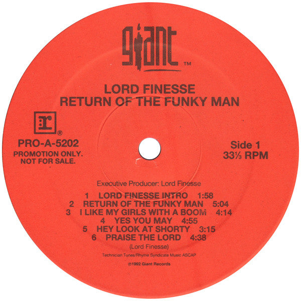Return Of The Funky Man (1st, US Press)