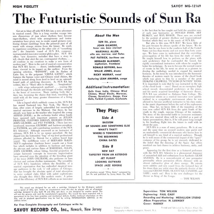 The Futuristic Sounds Of Sun Ra (1st, OG)