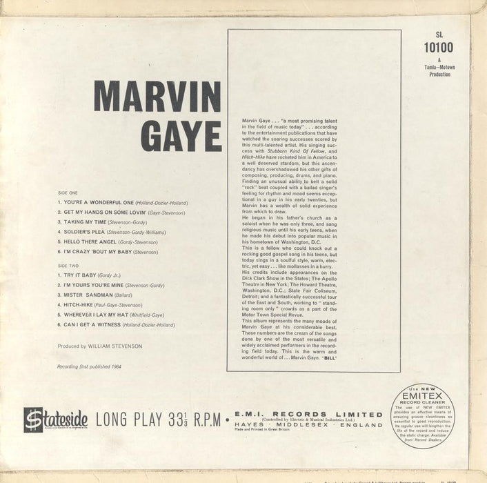 Marvin Gaye (1st, UK Press)
