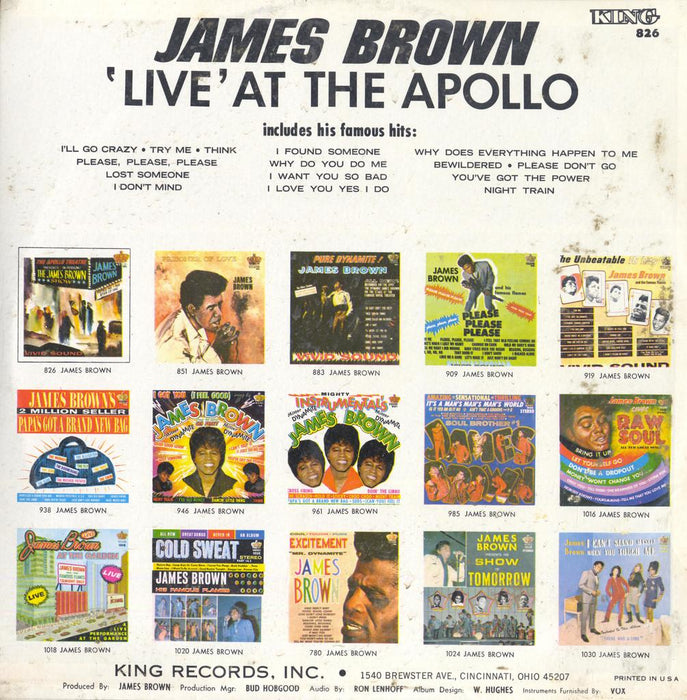 James Brown Live At The Apollo (SEALED) (STEREO)