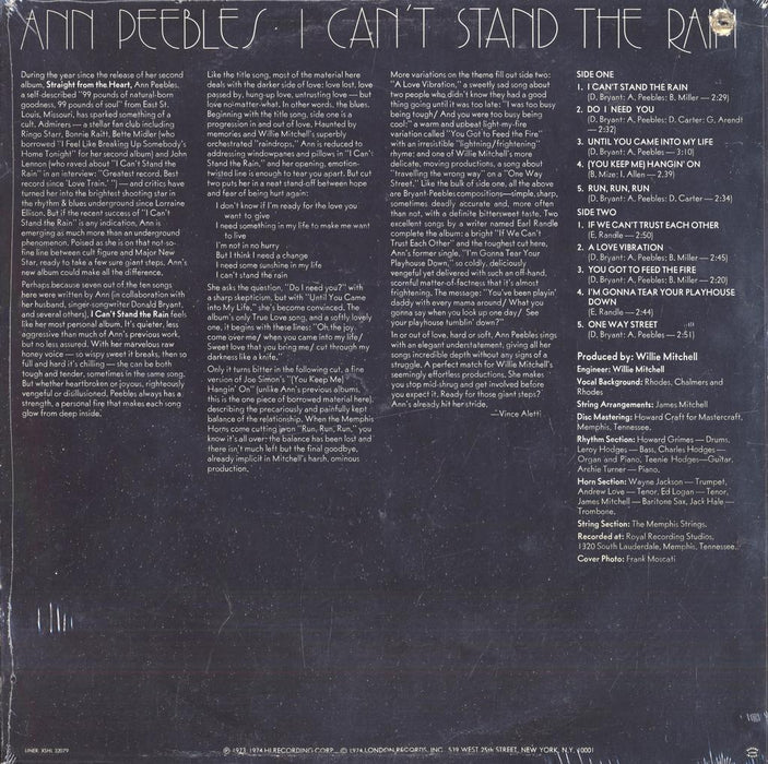 I Can't Stand The Rain (1st, SEALED)