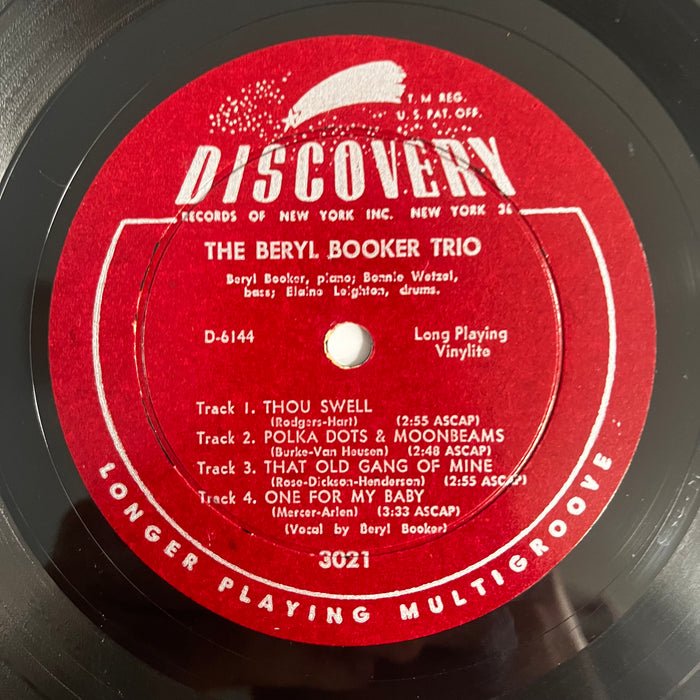 Beryl Booker Trio (1953 10")
