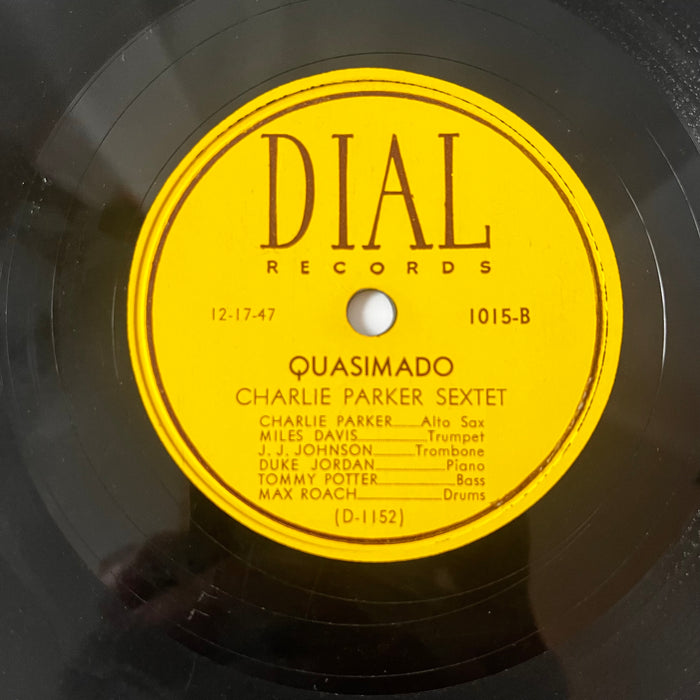 Cool Blues / Quasimado (78 RPM Shellac 10")