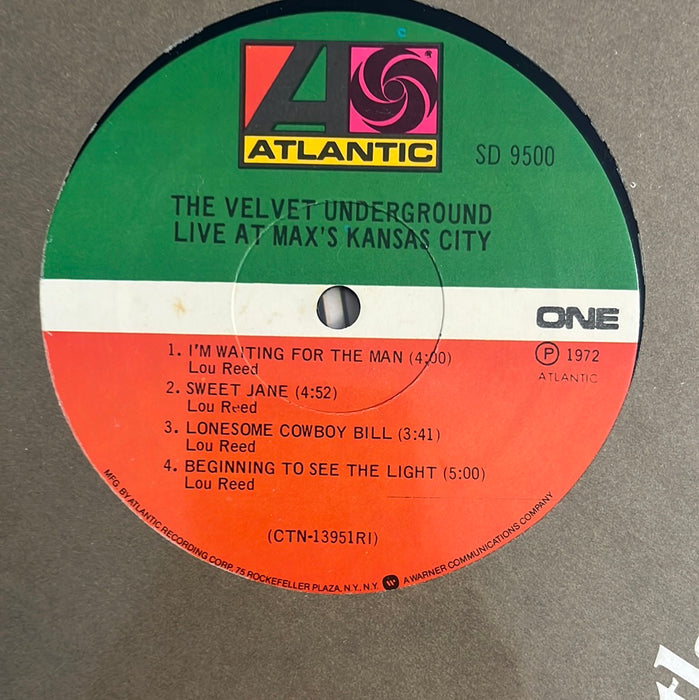 Live At Max's Kansas City (70s US Press)