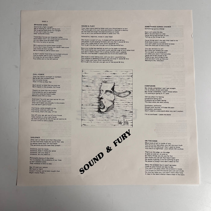 Sound & Fury (1st 1982 Press)