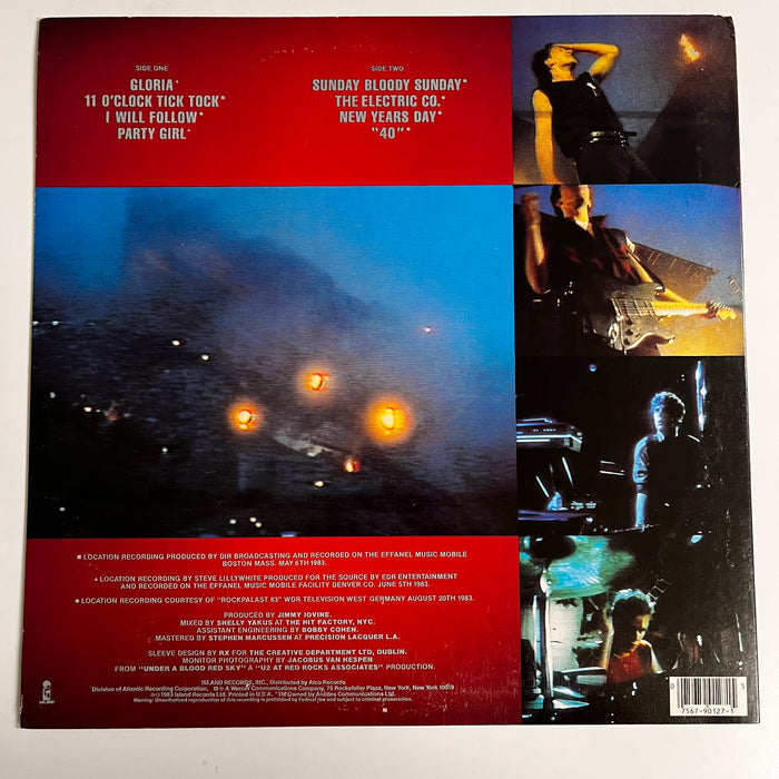 Live "Under A Blood Red Sky" (1983 "AR" Press)