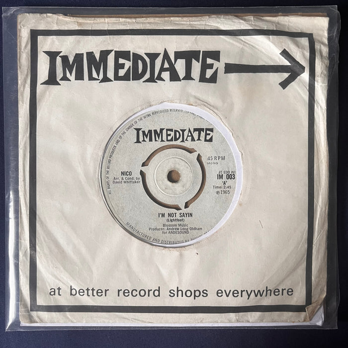 I'm Not Sayin / The Last Mile (1965 original)