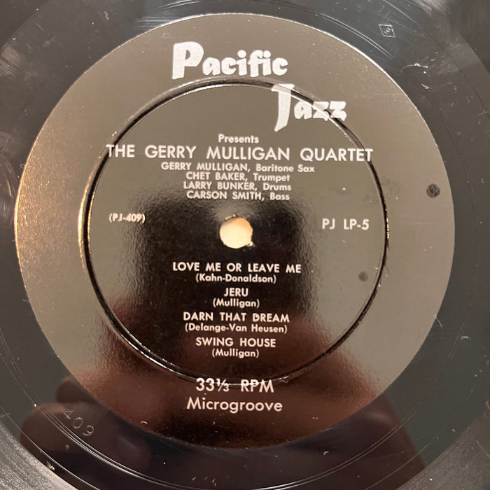 Gerry Mulligan Quartet (1953 10")