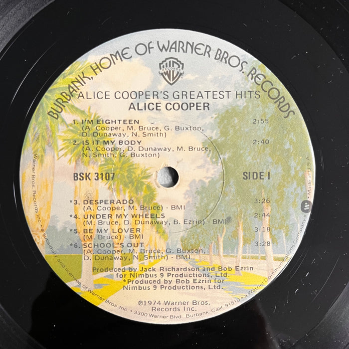 Alice Cooper's Greatest Hits (1978 US Press)