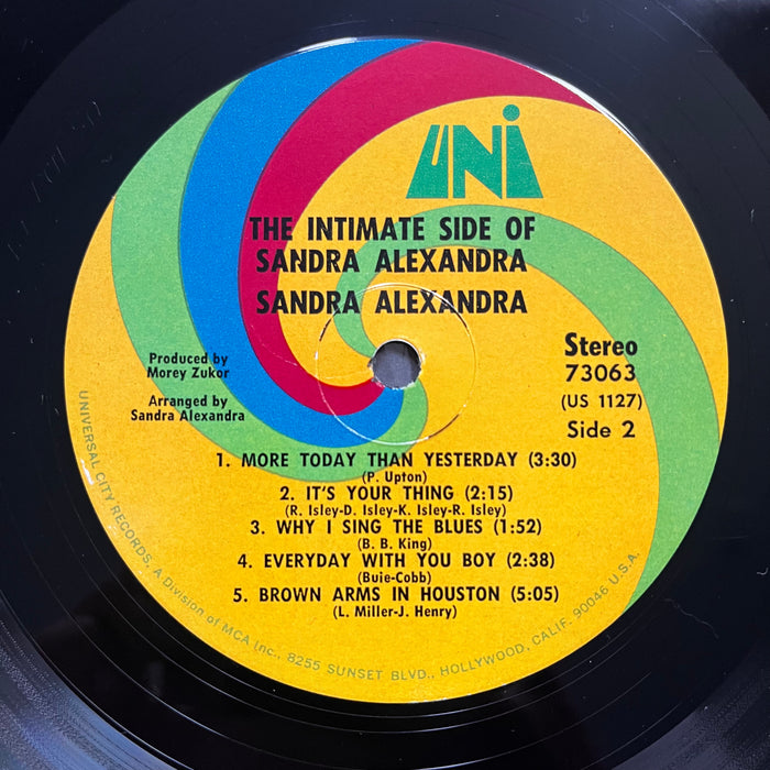 The Intimate Side Of Sandra Alexandra (1969 US Press)