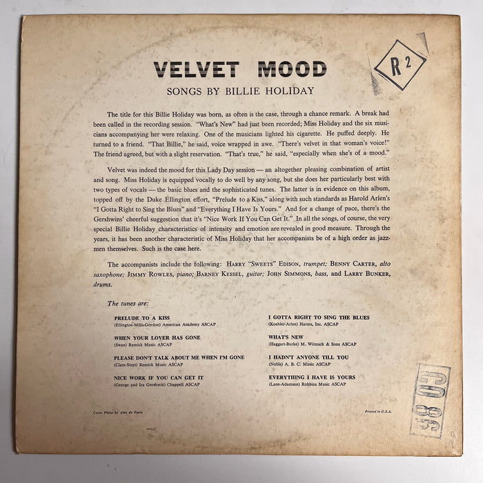 Velvet Mood (1961 US Press)