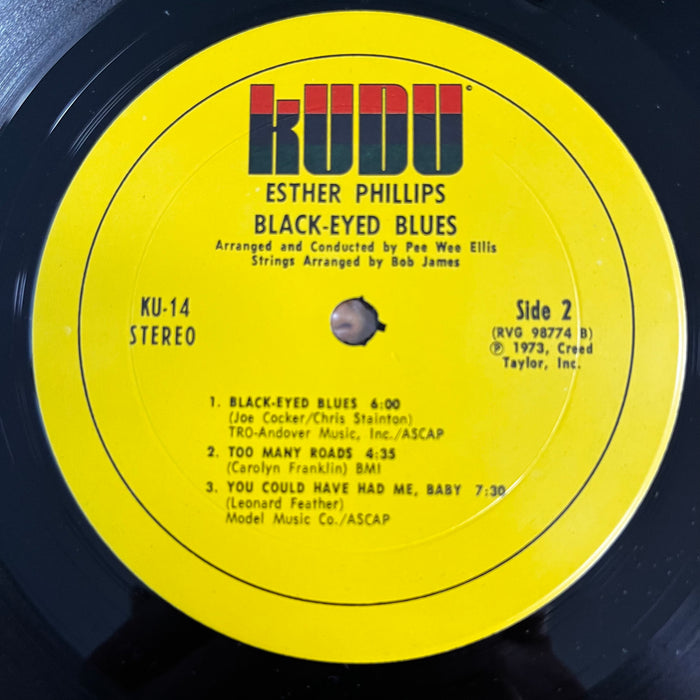 Black-Eyed Blues (1973 US Press)