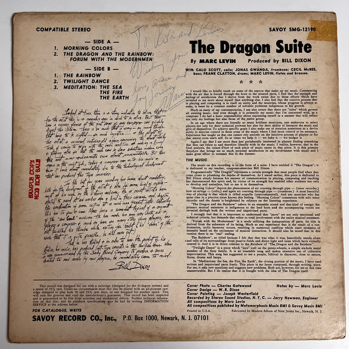 The Dragon Suite (Signed sample)